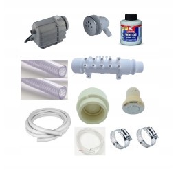 Oro purkštukų siurblių rinkinys kubilams, sodo statinėms, Mauser SPA vonioms