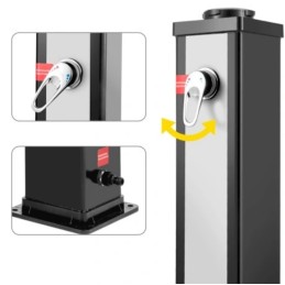 Garden solar shower with a 40l tank, sunny, portable, outdoor