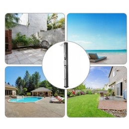 Garden solar shower with a 40l tank, sunny, portable, outdoor