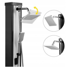 Garden solar shower with a 40l tank, sunny, portable, outdoor