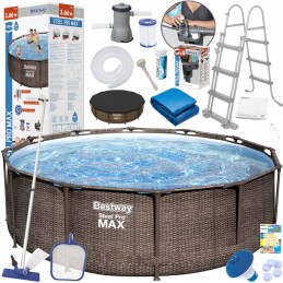 Bestway sodo rotango rėmo baseinas, 9 viename komplektas