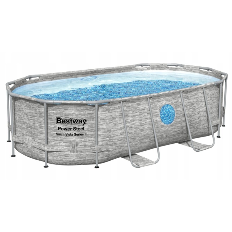 Bestway 56714 karkasinis baseinas su iliuminatoriumi 427x250x100cm