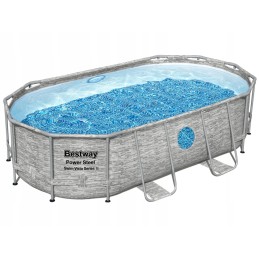 Bestway 56714 karkasinis baseinas su iliuminatoriumi 427x250x100cm