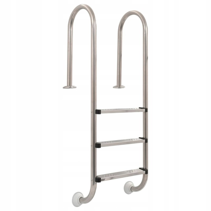 Pool ladder with 3 steps stainless steel