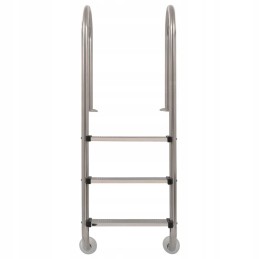Pool ladder with 3 steps stainless steel
