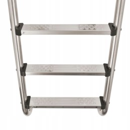 Pool ladder with 3 steps stainless steel