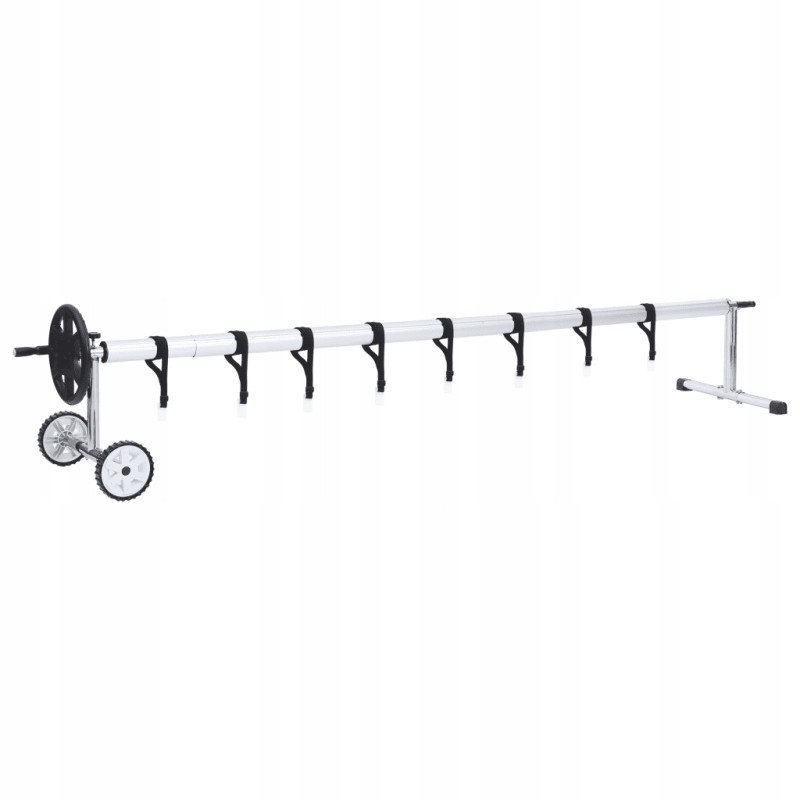 Vidaxl baseino uždengimo volas su plieniniu pagrindu 93177