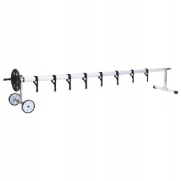 Vidaxl baseino uždengimo volas su plieniniu pagrindu 93177