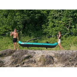 Bestway baidarės 2 asmenų pontoninis hidroforinis irklas 65052