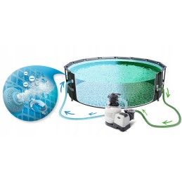 Smėlio filtro siurblys 7900 lh, smėlis 25 kg