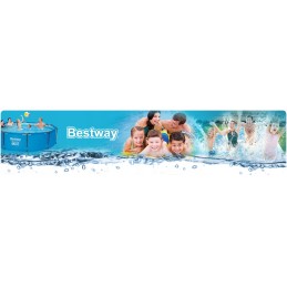 Didelis bestway stačiakampio karkaso sodo baseinas