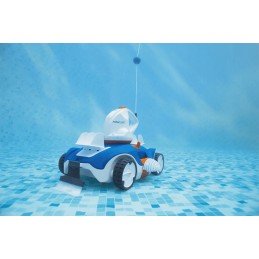 Powerful pool vacuum cleaner for water filtration led