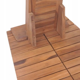 Tikmedžio masyvo sodo dušas 70x7