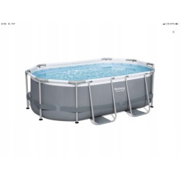 Elektrinis plieninis rėmas baseinas 305x200x84 10x6ft bestway 5in1 chemconnect