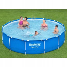 Bestway tērauda pro baseins ar rāmi 396x84cm
