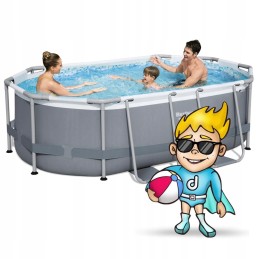 Plieninis sodo baseinas 305 x 200 x 84 cm 10in1 bestway 5614a