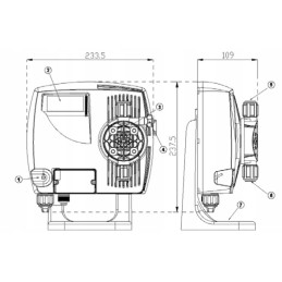 Dozavimo siurblys optima manual 2 5l h 57132 astralpool
