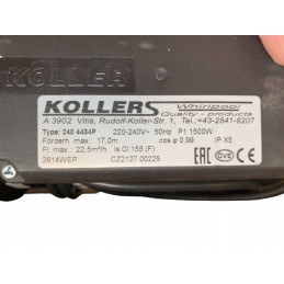 Koller 1500w hidraulinio filtro vandens siurblys