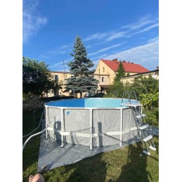 Intex baseino prizmė 457x122cm siurblys