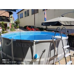 Intex baseino prizmė 457x122cm siurblys