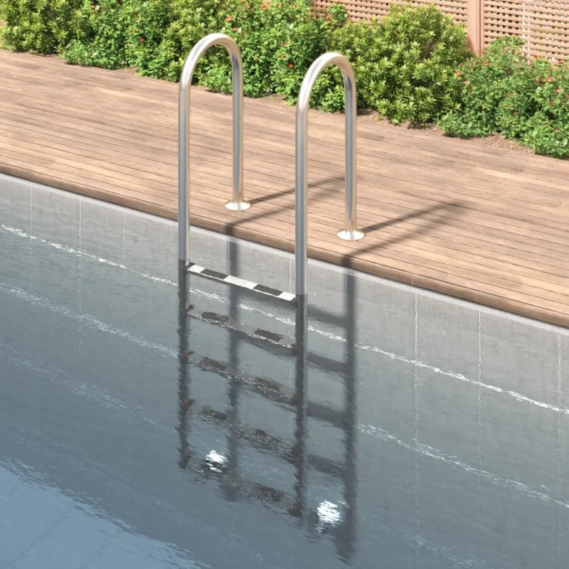 Pool ladder 54x38x211 cm stainless steel 304