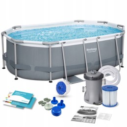 Plieninis sodo baseinas 305 x 200 x 84 cm 10in1 bestway 5614a