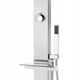 Vidaxl Garden Shower 220 cm Stainless Steel