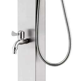 Vidaxl Garden Shower 220 cm Stainless Steel