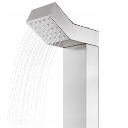Vidaxl Garden Shower 220 cm Stainless Steel