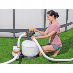 Bestway efektīvs smilšu sūknis peldbaseinam, šļūteņu savienotāji 11355 lh 58486