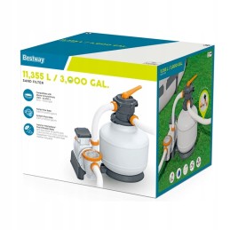 Bestway efektyvus smėlio siurblys baseinui, žarnų jungtys 11355 lh 58486