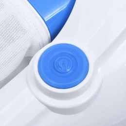 Juhtmeta basseini tolmuimeja vahtplastist käepidemega