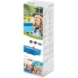 Plieninis sodo baseinas 300 x 200 x 75 cm 2in1 rinkinys intex 28272