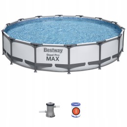 Plieninis sodo baseinas 427 x 84 cm rinkinys 9in1 bestway 56595