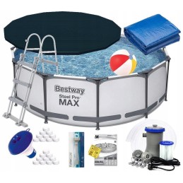 Tērauda dārza baseins 366 x 100 cm bestway 5641