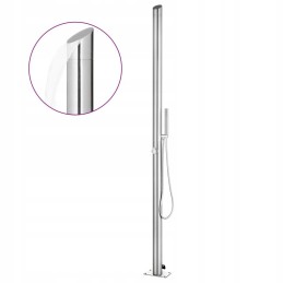 Lumarko garden shower 220 cm stainless steel