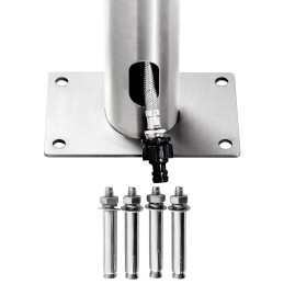 Lumarko garden shower 220 cm stainless steel