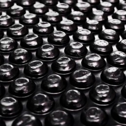 Vidaxl stačiakampė baseino danga 1200 x 600 cm pe juoda