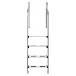 Nerūdijančio plieno baseino kopėčios, 4 pakopos, 1820 mm