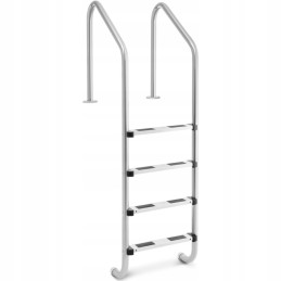 Nerūdijančio plieno baseino kopėčios, 4 pakopos, 1820 mm