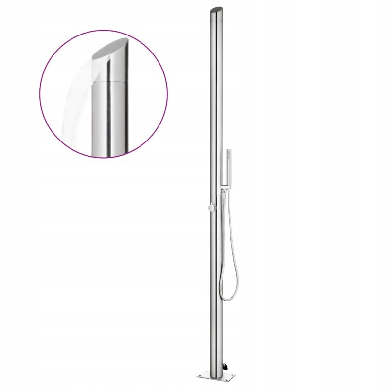Aiadušš 220 cm, roostevaba teras