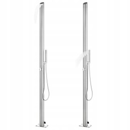 Sodo dušas 220 cm, nerūdijantis plienas