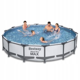 Plieninis sodo baseinas 427 x 84 cm rinkinys 9in1 bestway 56595