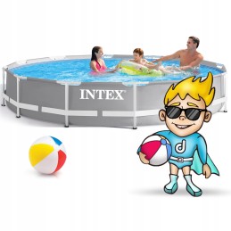 Plieninis sodo baseinas 366x76 16in1 intex 26712