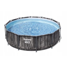 Frame pool steel pro max 366x100 imitation wood