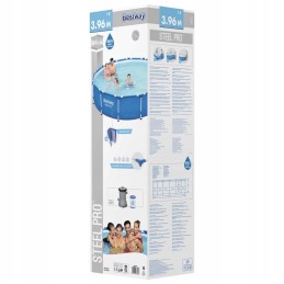 Bestway tērauda pro baseins ar rāmi 396x84 cm