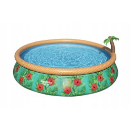 Bestway 57416 kiirkomplekt palmipuu ja filtripumbaga laiendusbassein 4 57 m x