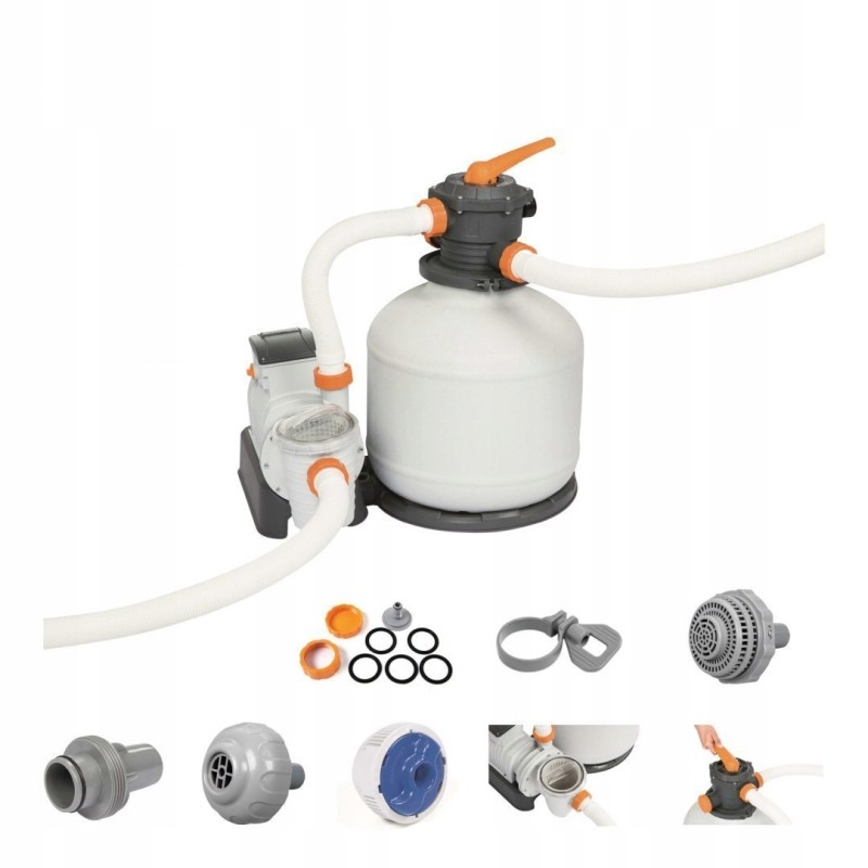 3000 gal bestway sand pool pump