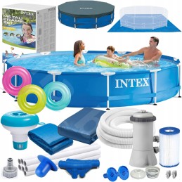 Sodo rėmo baseinas 305x76 komplektas 18in1 xxxl rėmų šeima