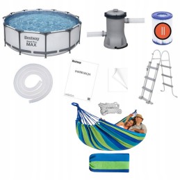 Bestawy 366x100cm frame garden pool set